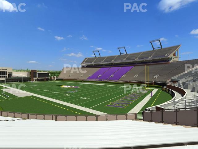 Seating view for Dowdy-Ficklen Stadium Section 1