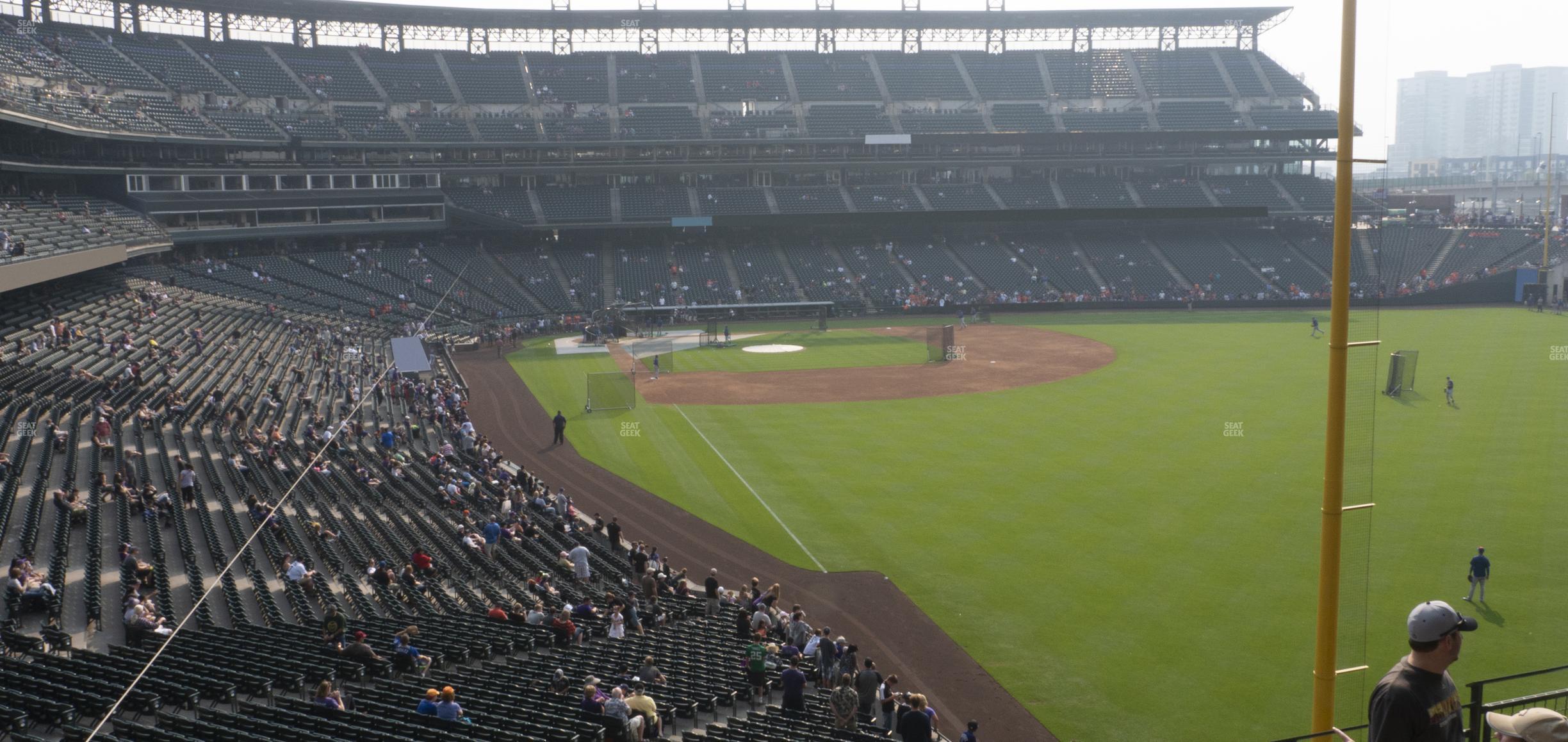 Seating view for Coors Field Section 209