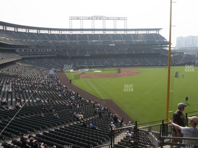 Seating view for Coors Field Section 209