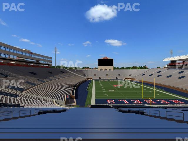 Seating view for Vaught Hemingway Stadium Section S 8