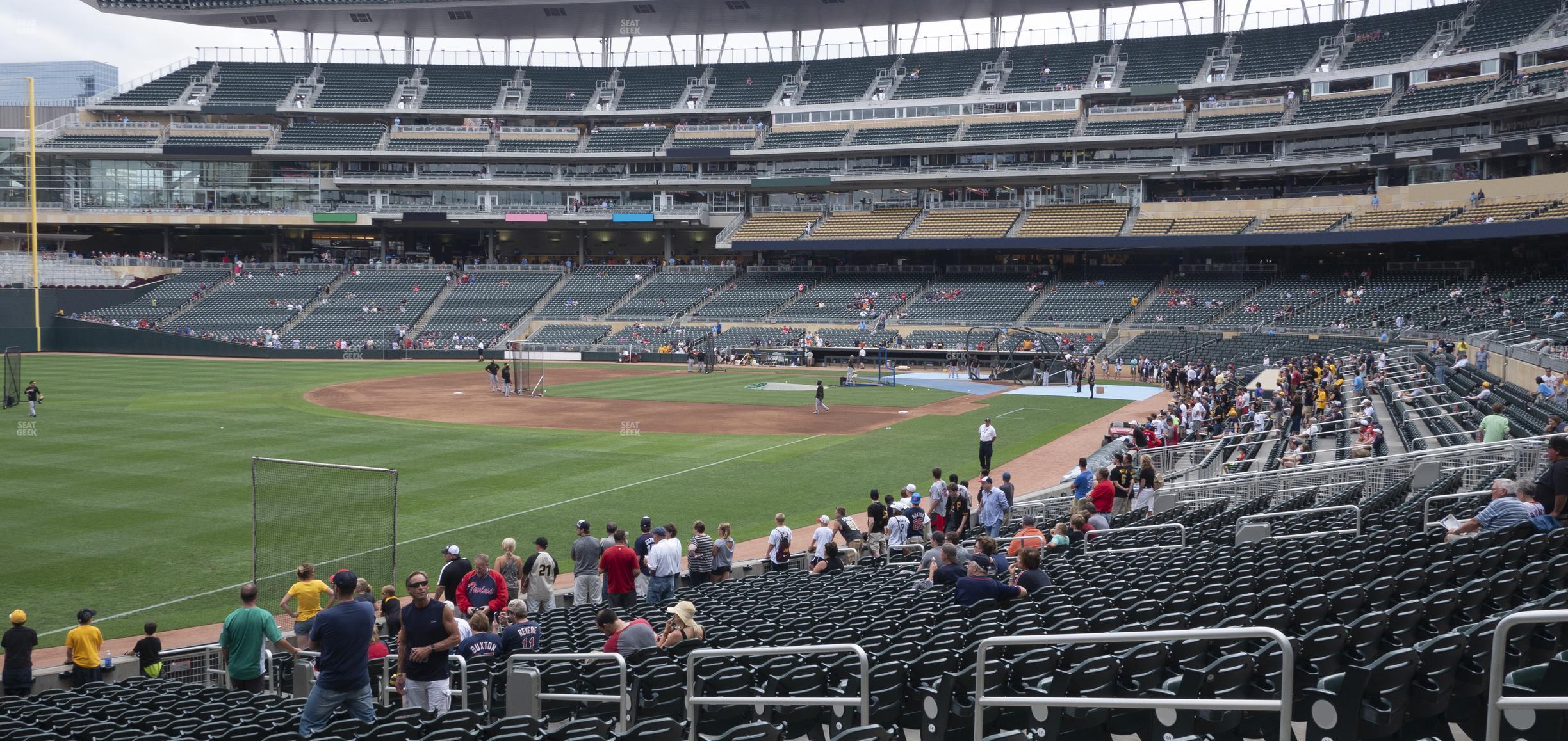 Seating view for Target Field Section 126