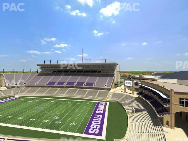 Seating view for Amon G. Carter Stadium Section 301