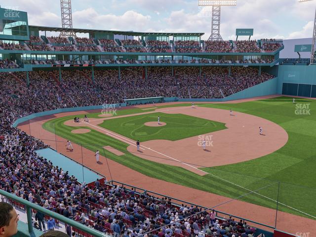 Seating view for Fenway Park Section Dell Technologies Suite R 18