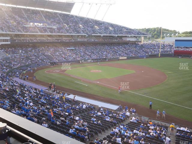 Seating view for Kauffman Stadium Section 321