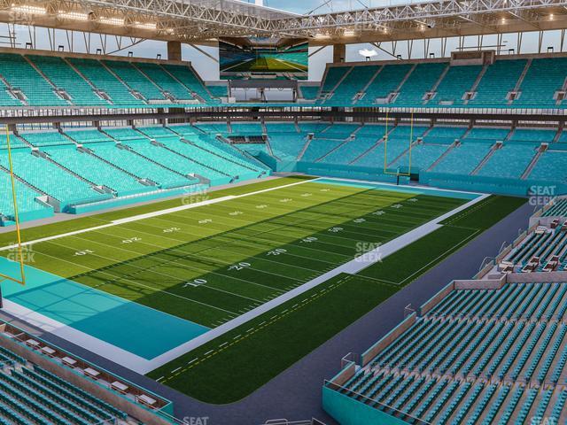 Seating view for Hard Rock Stadium Section 354