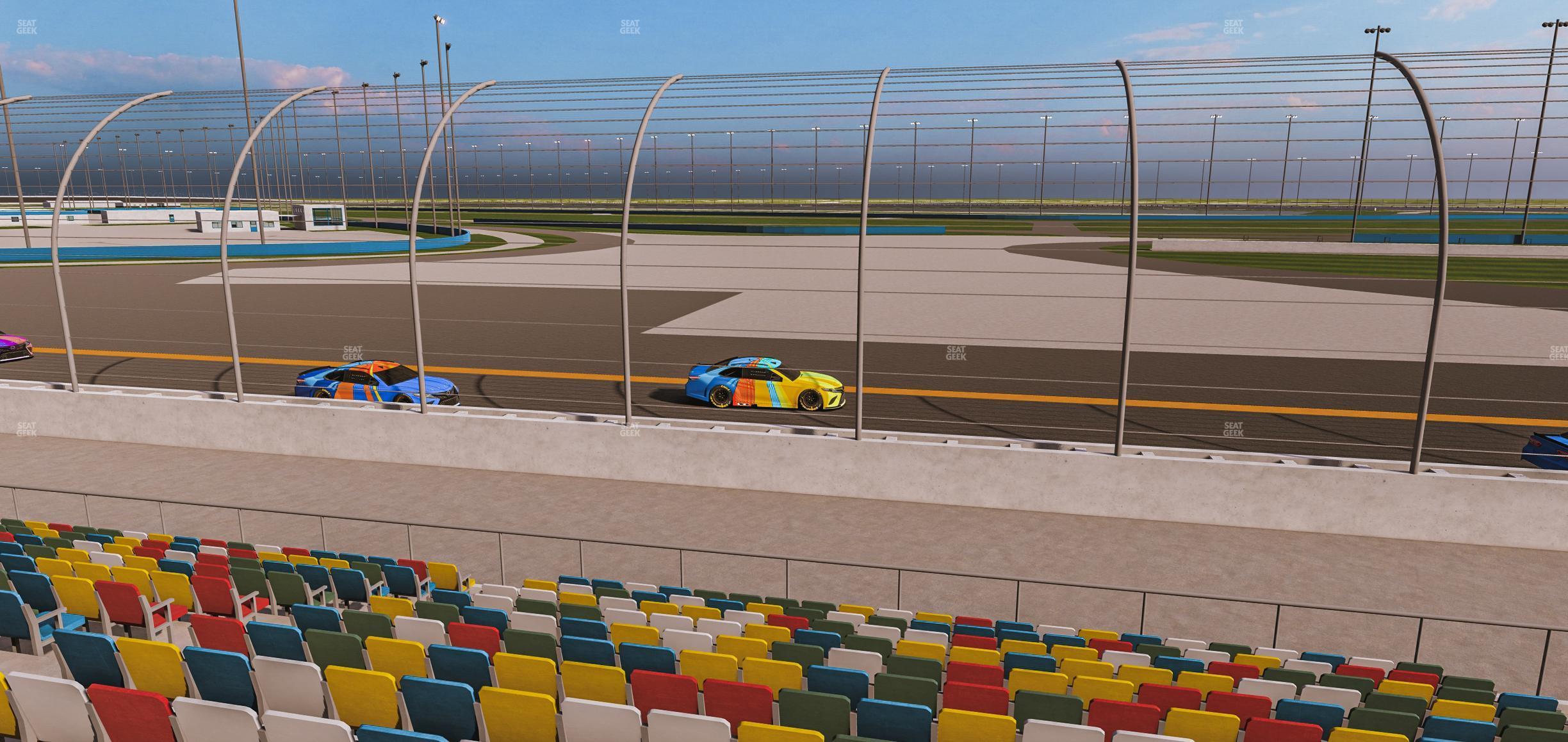 Seating view for Daytona International Speedway Section Front 181