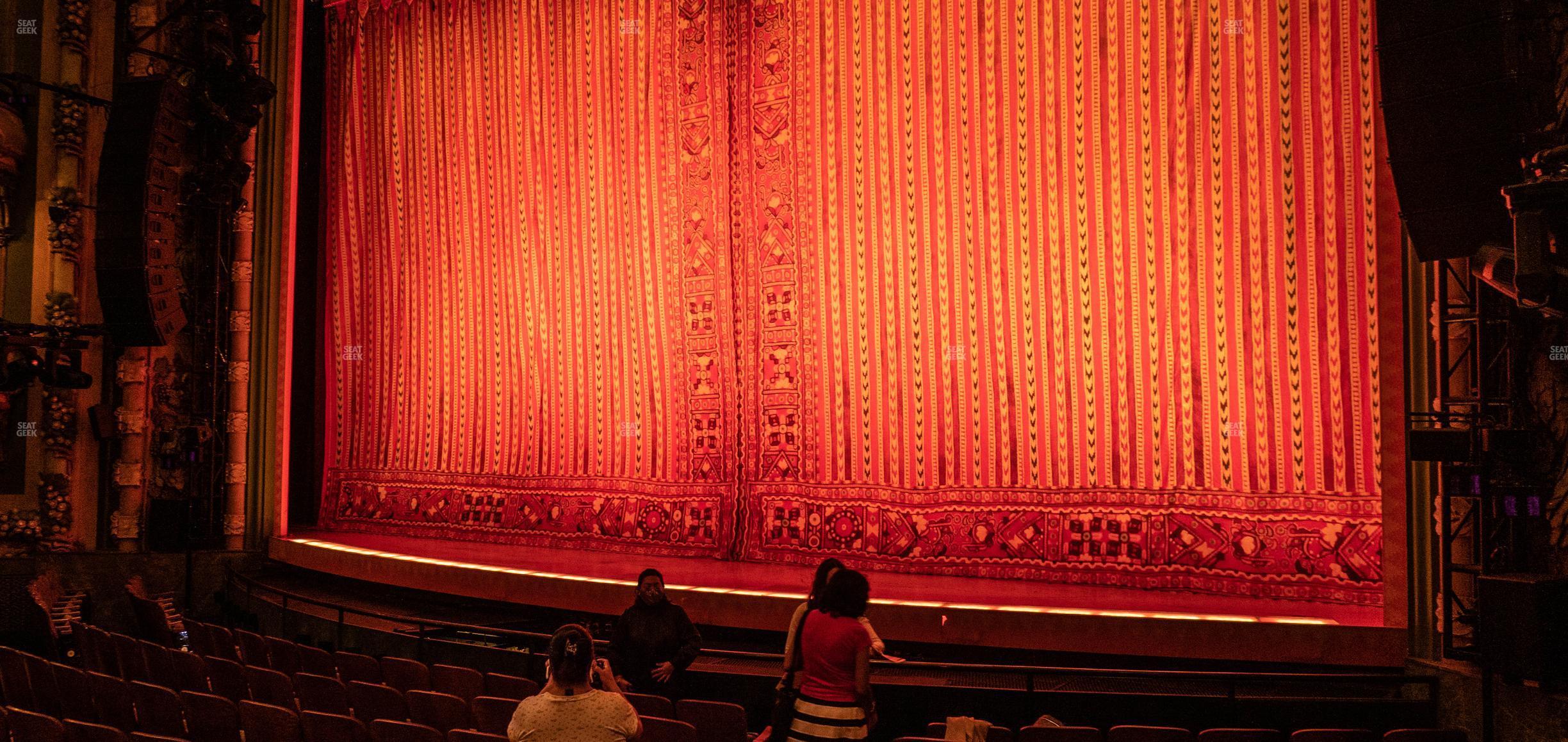 Seating view for New Amsterdam Theatre Section Orchestra Right