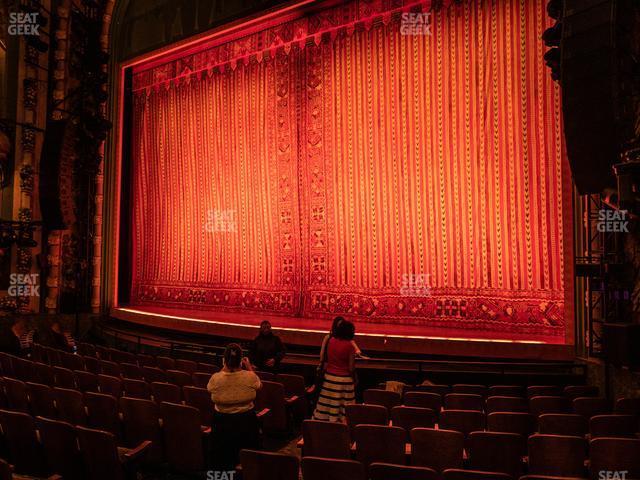 Seating view for New Amsterdam Theatre Section Orchestra Right