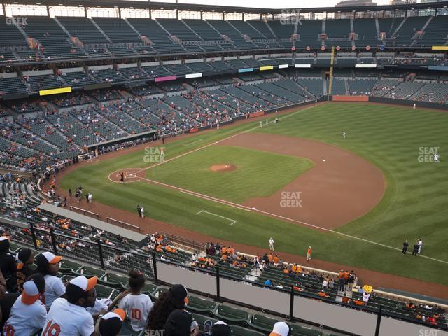 Seating view for Oriole Park at Camden Yards Section 316