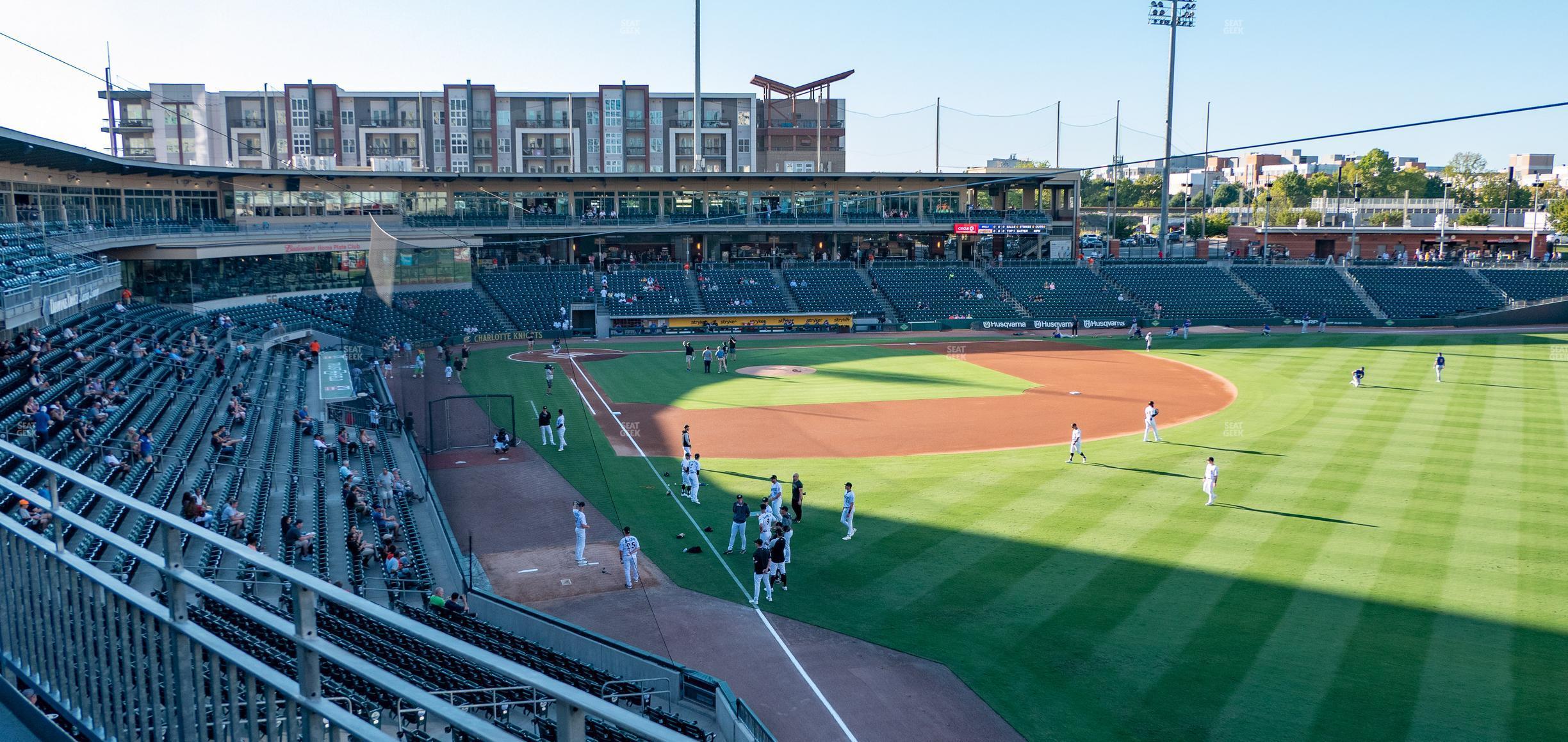 Seating view for Truist Field Section Home Run Porch Standing Room