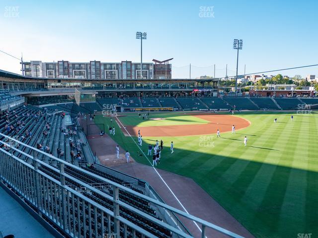 Seating view for Truist Field Section Home Run Porch Standing Room