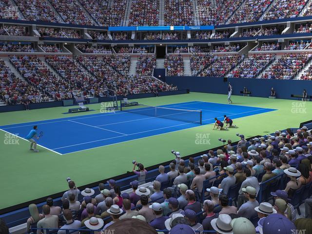 Seating view for Arthur Ashe Stadium Section 10