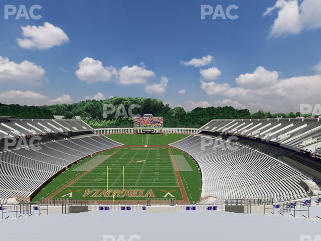 Seating view for Scott Stadium Section 519