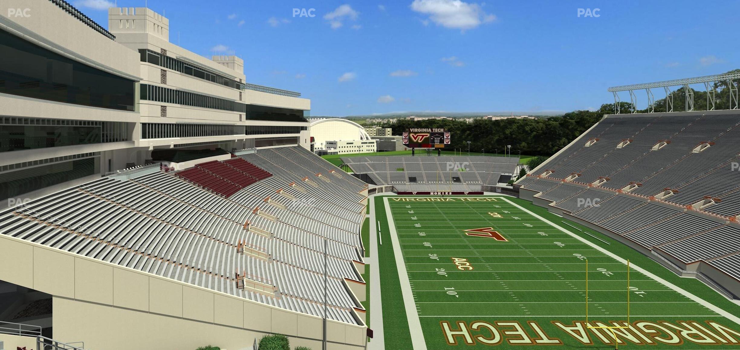 Seating view for Lane Stadium Section 508