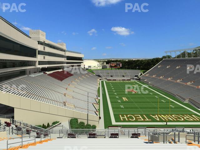 Seating view for Lane Stadium Section 508