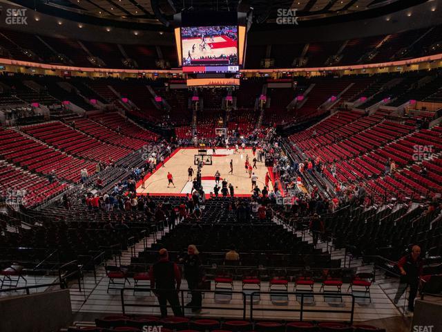 Seating view for Moda Center Section 208