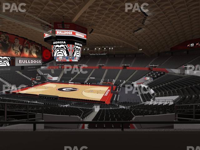 Seating view for Stegeman Coliseum Section Rr