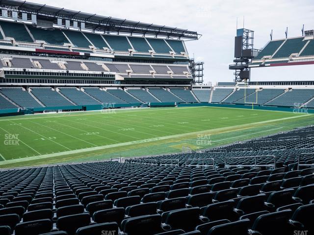 Seating view for Lincoln Financial Field Section 115