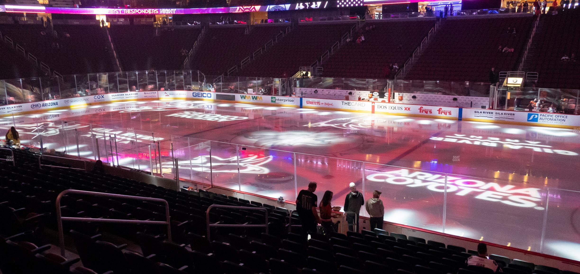 Seating view for Desert Diamond Arena Section 110