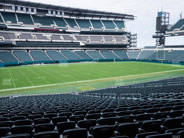 Seating view for Lincoln Financial Field Section 116