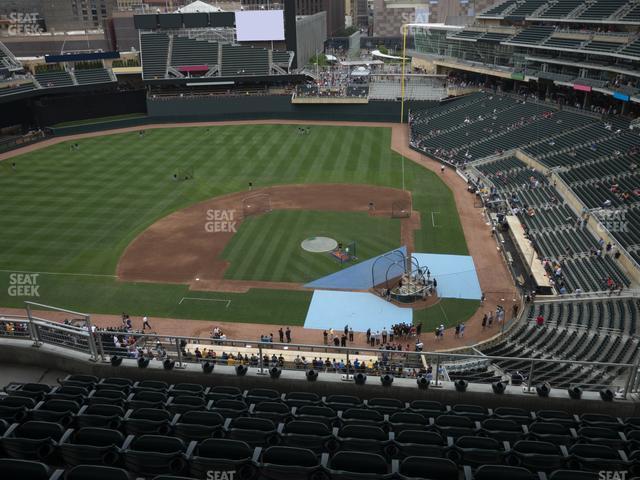 Seating view for Target Field Section 319