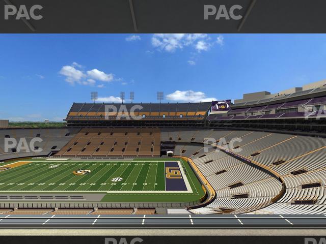 Seating view for Tiger Stadium Section Club 204