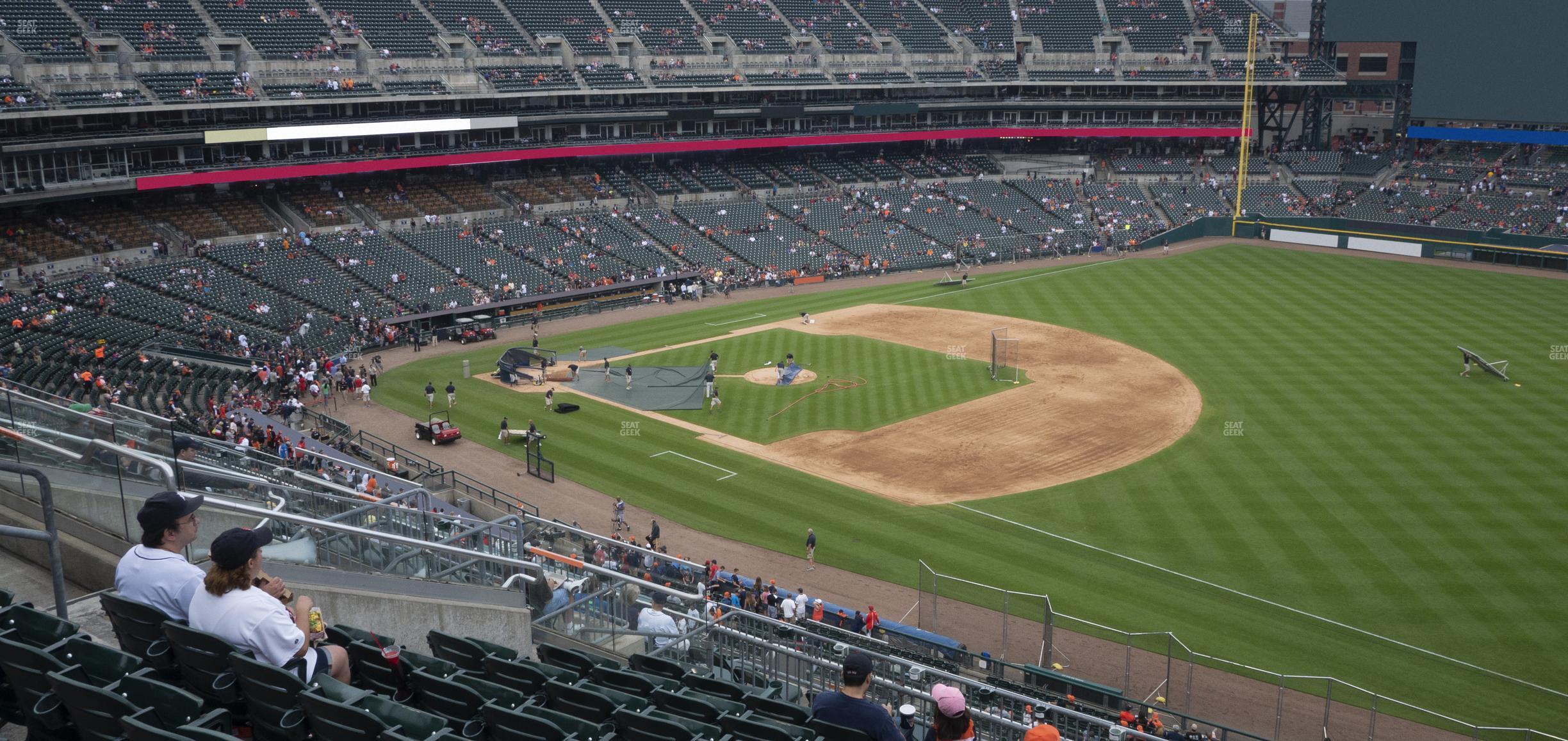 Seating view for Comerica Park Section 216