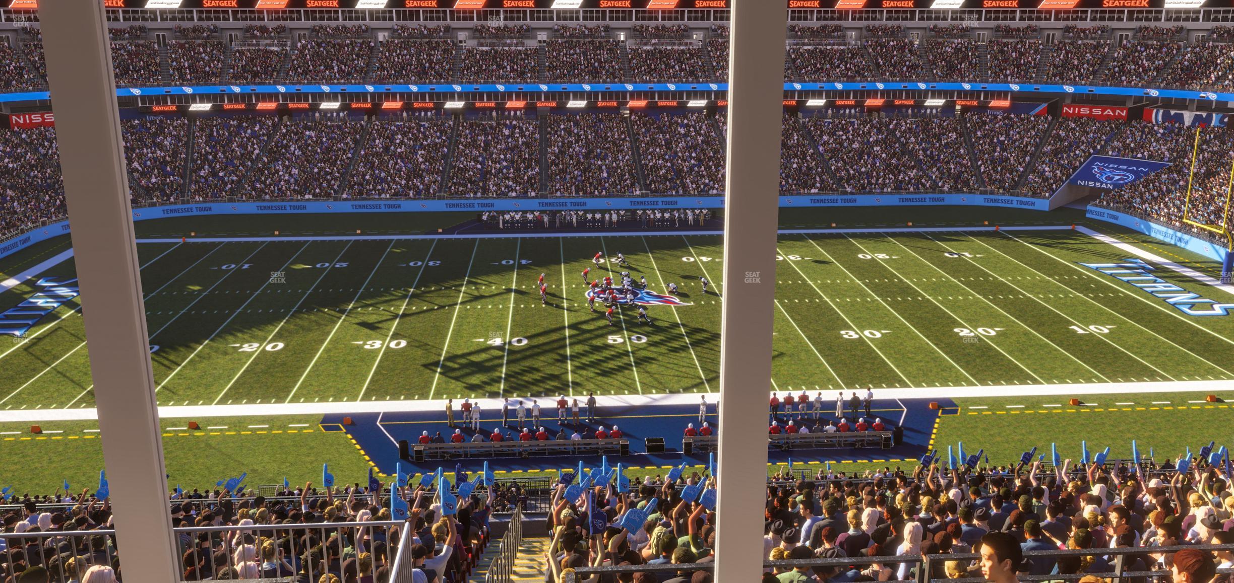 Seating view for Nissan Stadium Section Suite 521 E