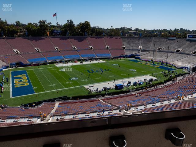 Seating view for Rose Bowl Stadium Section Club 211