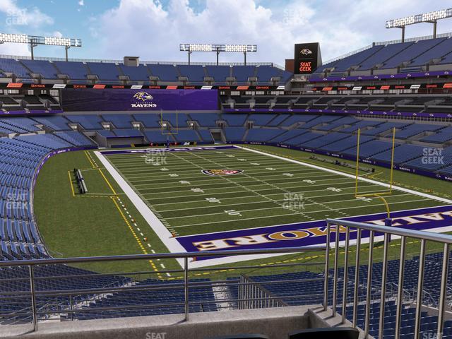 Seating view for M&T Bank Stadium Section 243