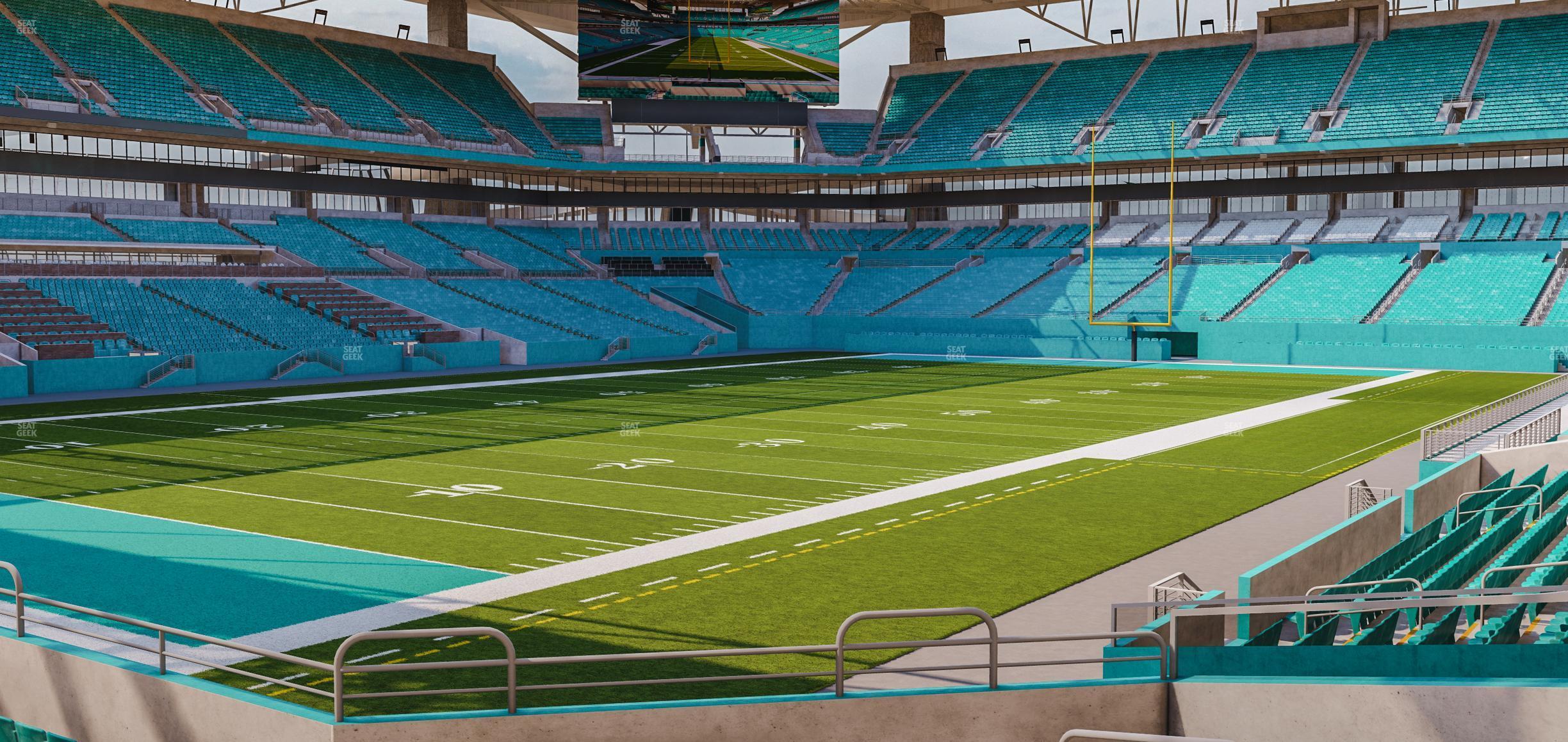 Seating view for Hard Rock Stadium Section 126