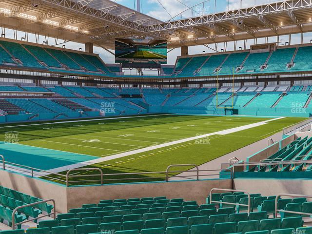 Seating view for Hard Rock Stadium Section 126