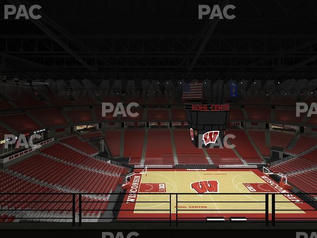 Seating view for Kohl Center Section 309