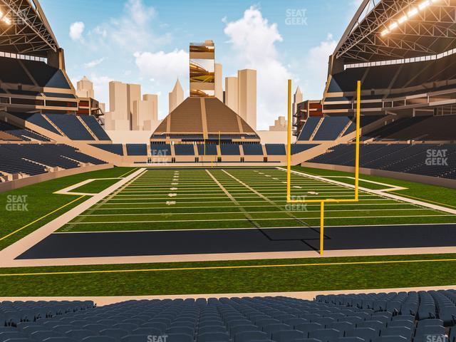 Seating view for Lumen Field Section 123