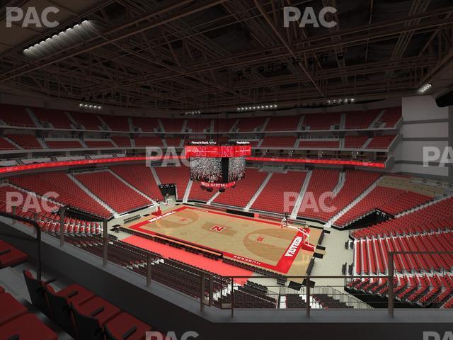 Seating view for Pinnacle Bank Arena Section 202