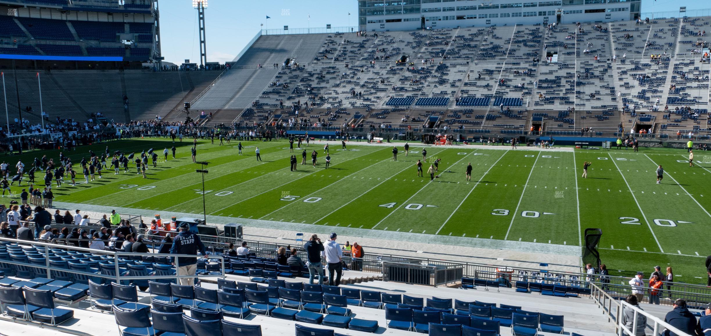 Seating view for Beaver Stadium Section East G