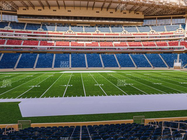 Seating view for NRG Stadium Section 127