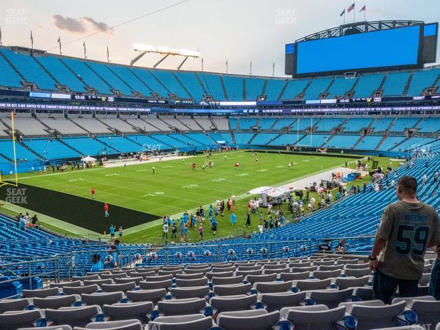 Seating view for Bank of America Stadium Section 323