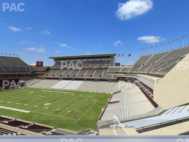 Seating view for Kyle Field Section Southwest Loge