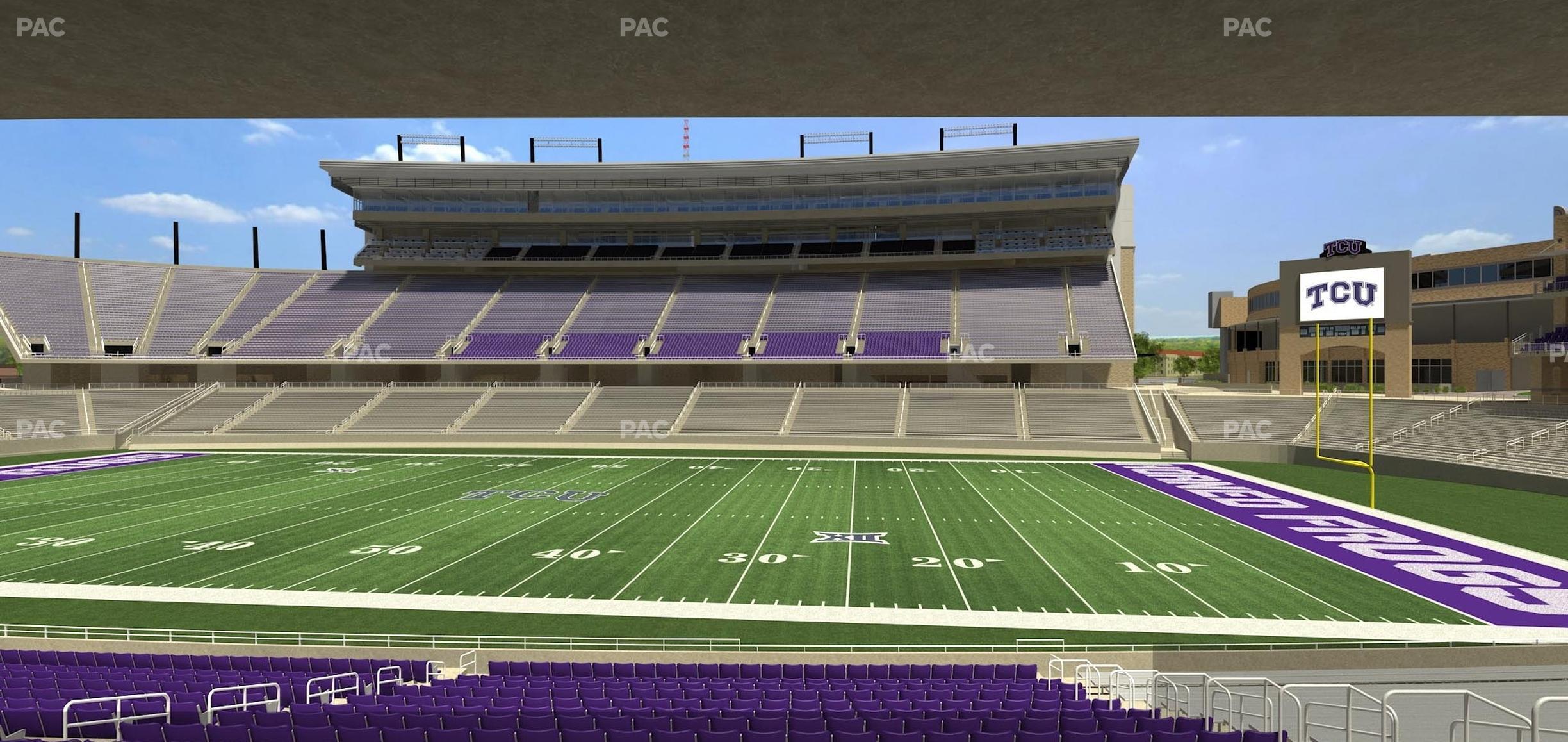 Seating view for Amon G. Carter Stadium Section Founders Suite 1