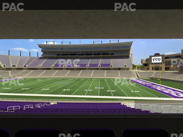 Seating view for Amon G. Carter Stadium Section Founders Suite 1