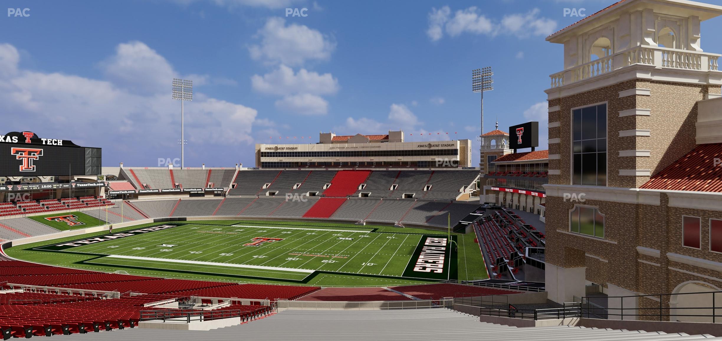 Seating view for Jones AT&T Stadium Section 102