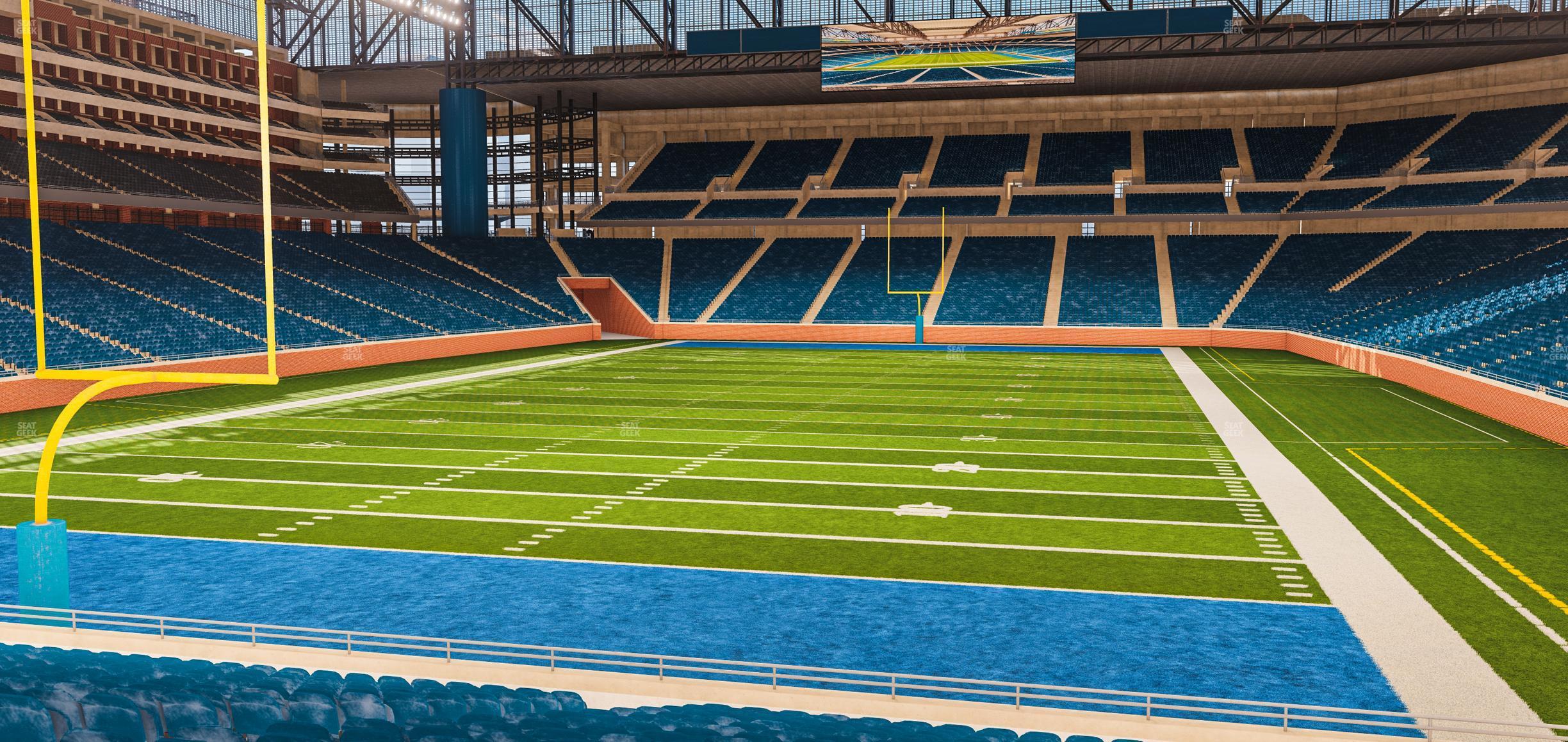 Seating view for Ford Field Section 118