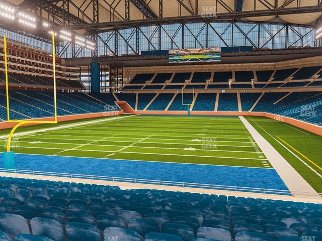 Seating view for Ford Field Section 118