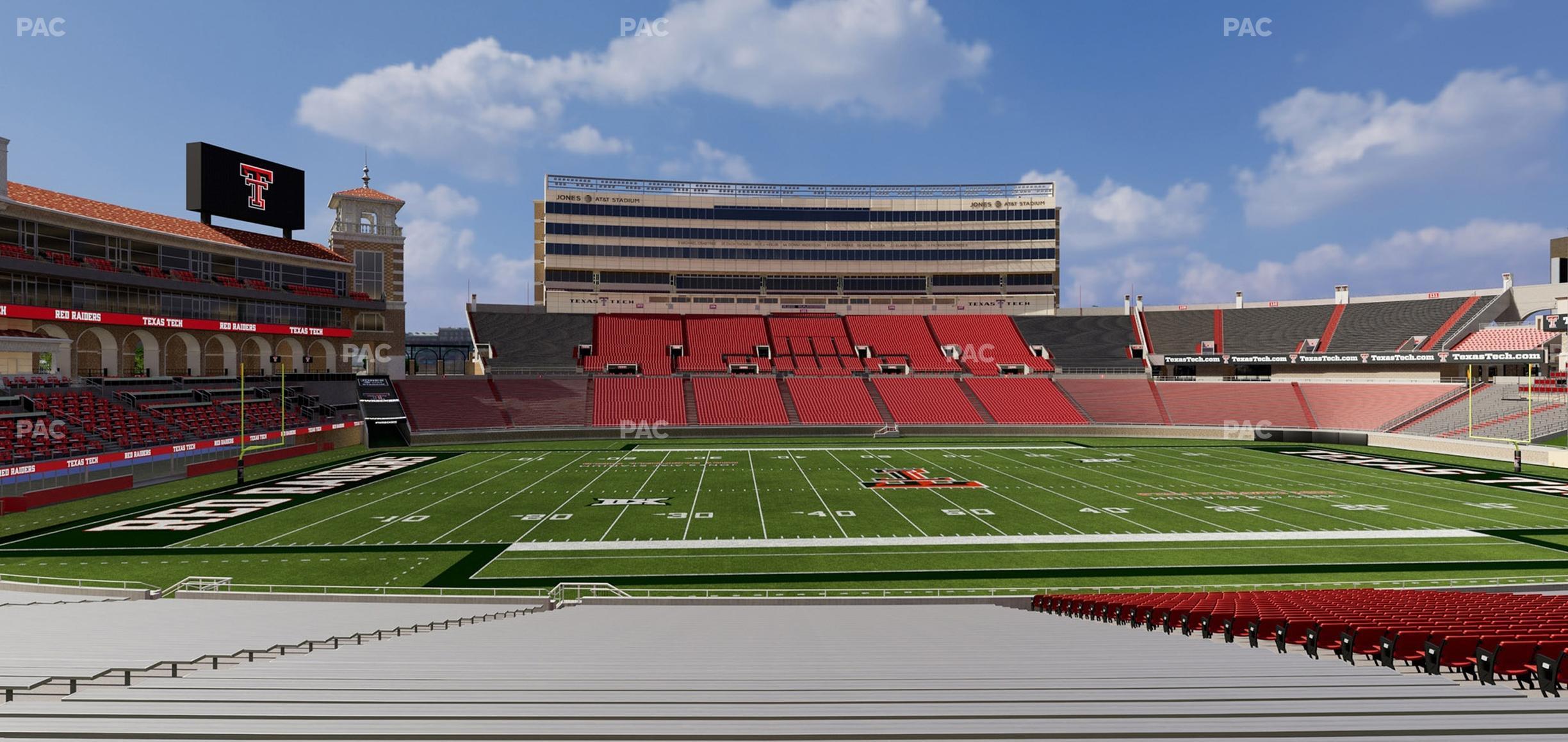 Seating view for Jones AT&T Stadium Section 20