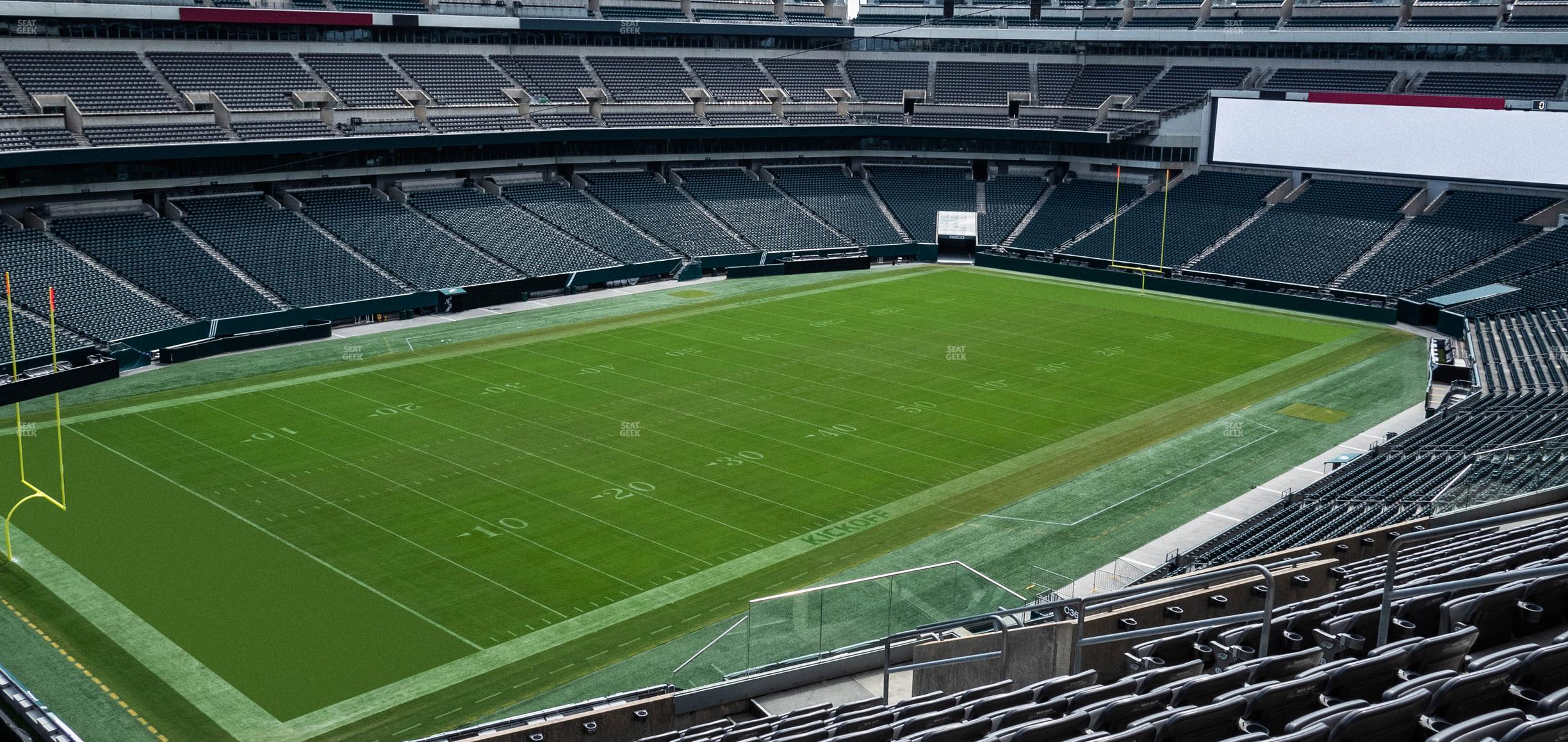 Seating view for Lincoln Financial Field Section C 35