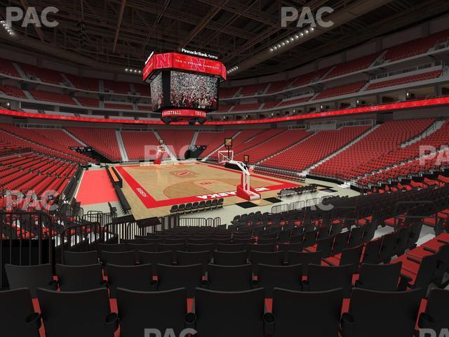 Seating view for Pinnacle Bank Arena Section 102