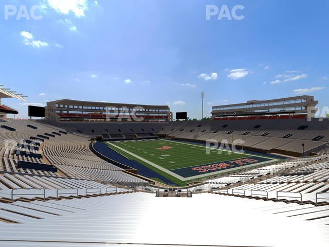 Seating view for Vaught Hemingway Stadium Section Student N 10