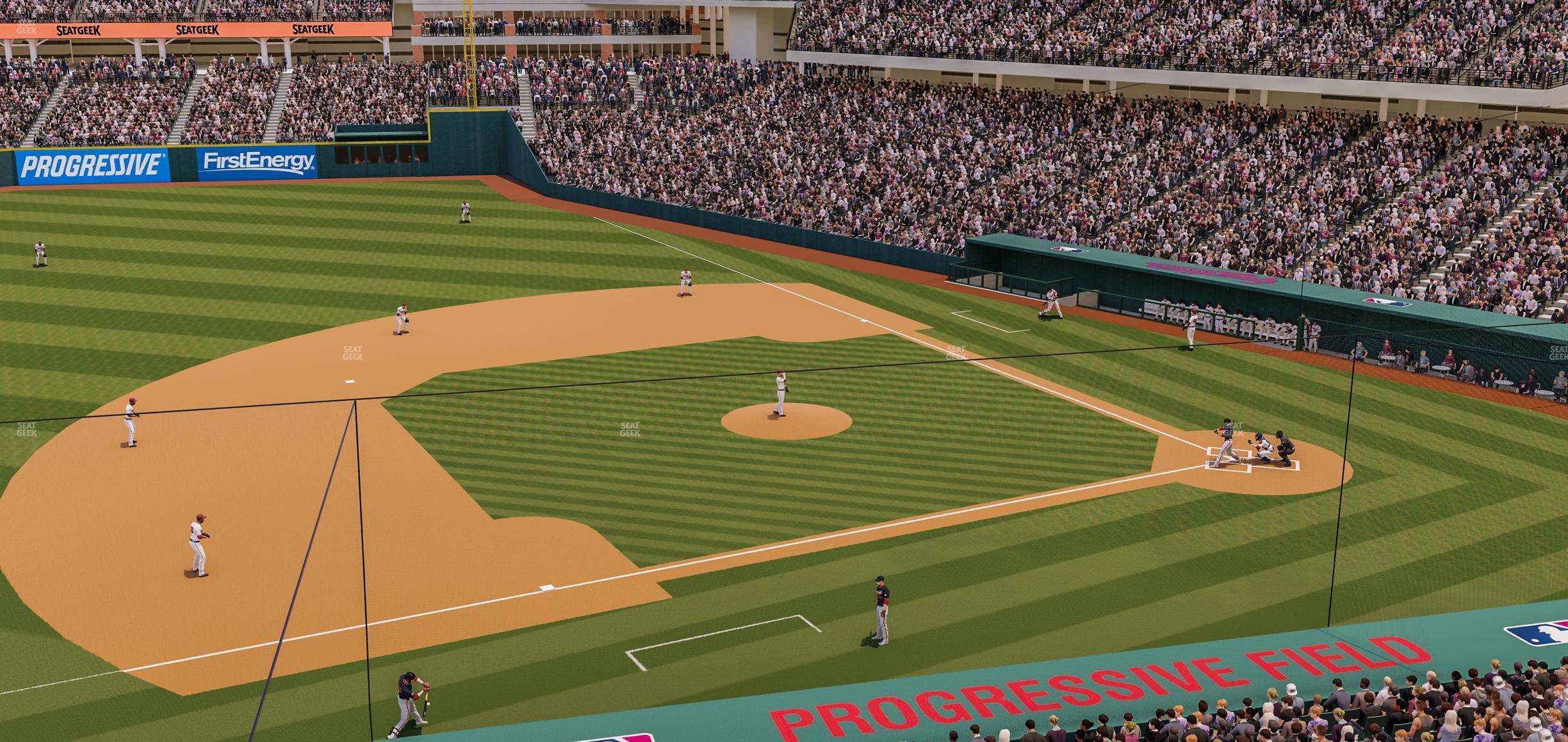 Seating view for Progressive Field Section Suite 256