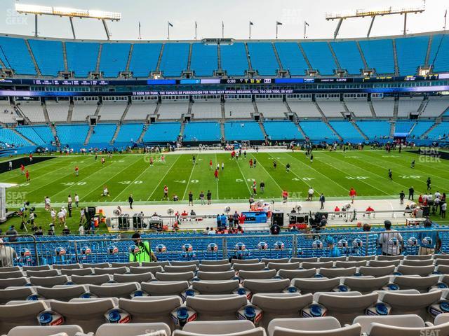 Seating view for Bank of America Stadium Section 316